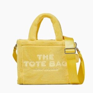 Marc Jacobs Women's The Terry Small Tote Bag,Yellow One Size